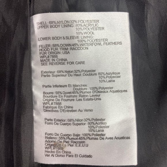 Michael Kors Women's Black Faux Fur Hooded Down Long Puffer Winter Coat - Size S - Picture 4 of 6